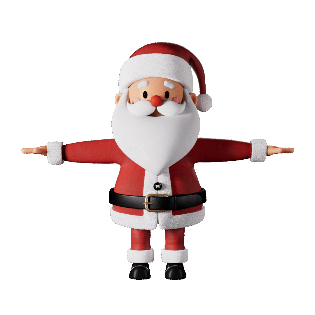 Santa character turnaround